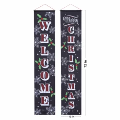 Welcome And Merry Christmas Front Porch Signs -Christmas Decoration Shop Welcome and Merry Christmas Porch Hanging Sign 6 600x600 1