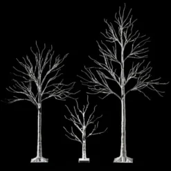 Christmas LED White Birch Tree Decoration 2ft 4ft And 6ft -Christmas Decoration Shop White Birch Tree Decoration Combo Set 2ft 4ft 6ft 2 600x600 1