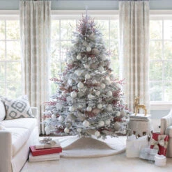 King Of Christmas White Essential Glass Ornaments (24 Pack) -Christmas Decoration Shop White24Essentials3