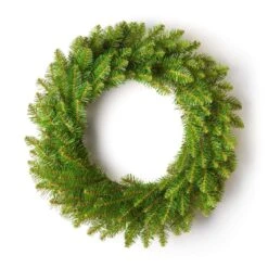 King Of Christmas 24" Yorkshire Fir Wreath With Warm White LED Lights (Battery Operated) -Christmas Decoration Shop yorkshire artificial christmas wreath 1108a44b ac6d 4d8b 9358 c91a07b5a028